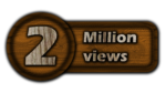 Celebrate Your Success with Free Iconic Two Million Views PNG Images wood style 2M views pngs