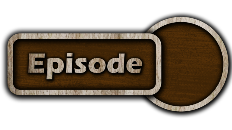 Episode PNG with wood design style