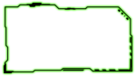 Green Sci Fi Border PNG with Dynamic Interface Design and Progress Bar Icon