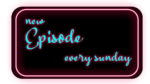 New Episode very sundey text png with Red neon light