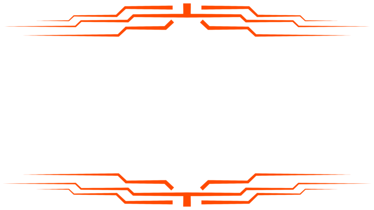 Orange png frames and borders
