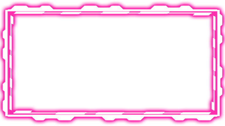 Pink Dynamic Border PNG with Digital Science Layout and Progress Bar Icon