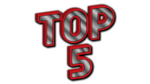 Red 3D Top 5 PNG Download