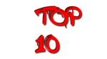 Red horror style top 10 png