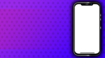 Purple i phone mobile png yt thumbnail