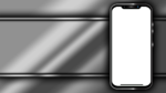 Silver material mobile png for thumbnail bg