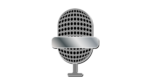 3D silver Podcast Mic PNGs Professional Microphone Images for Your Podcast Brand.