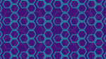 Hexagonal seamless pattern background with purple color