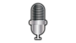 Podcast Microphone with Transparent Background Seamless Integration into Designs.