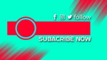 Red youtube banner template 2560x1440
