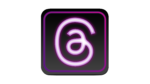 Threads App logo, Transparent Icon PNG