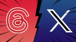 Threads vs X by twitter logo png