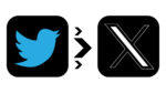 Twitter and new logo cross mark X logo PNG free download