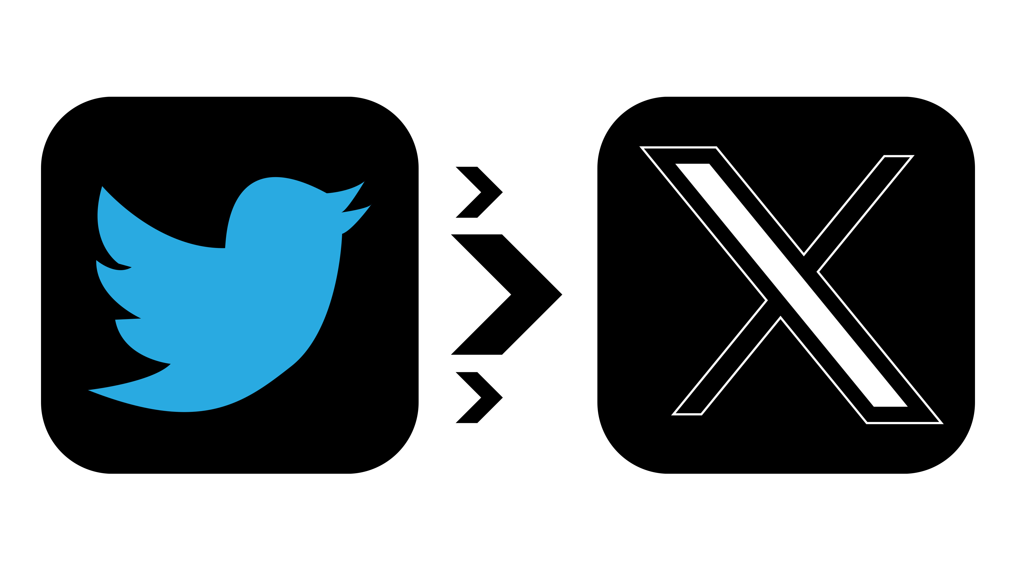 Twitter and new logo cross mark X logo PNG free download - veeForu
