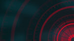 abstract design using artificial intelligence theme with Red circle Background