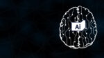 artificial intelligence human brain background, Ai background with sci fi brain