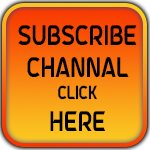 subscribe channal click here button 150 x 150 pixels in Orange color