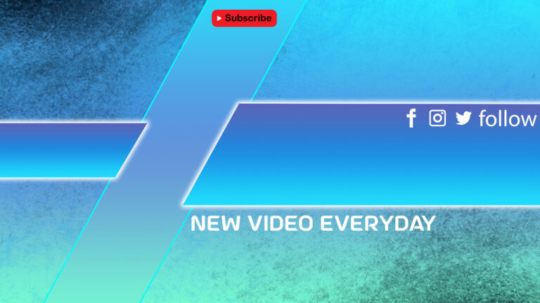 youtube channel art template free download