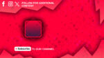 youtube banner background Red 2560x1440