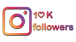 Instagram 10k followers png with heart transparent image