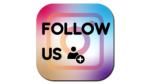 Instagram app icon with follow us png
