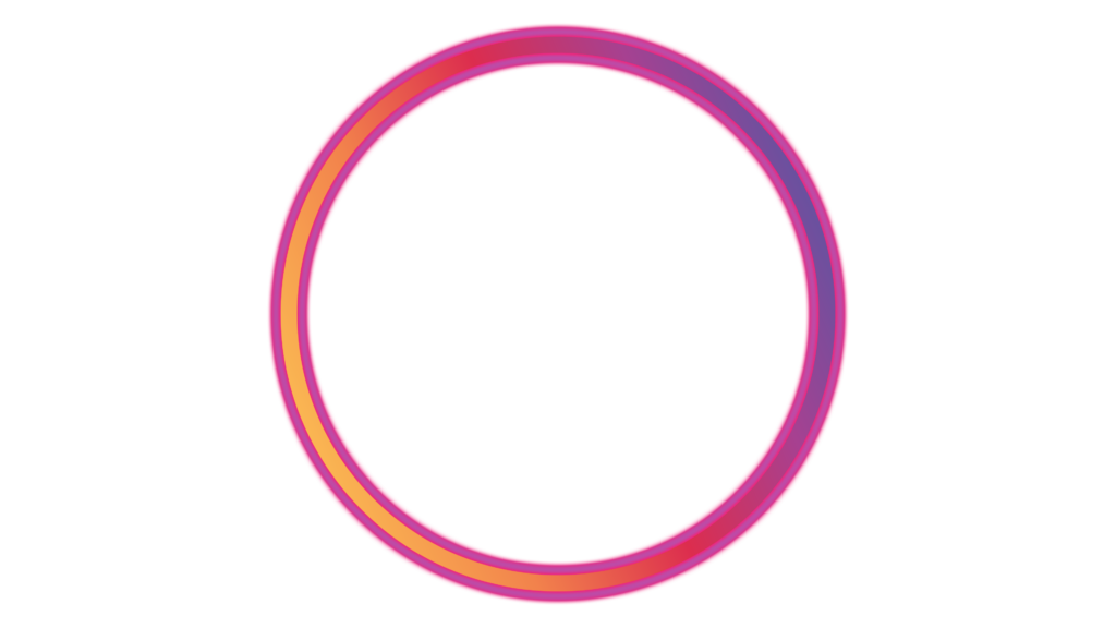 Neon instagram story circle png image