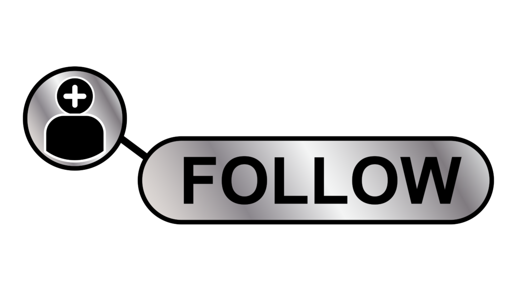 Silver instagram follow icon png
