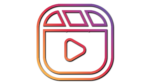 Stroke only instagram reel logo png free download