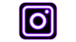 icon instagram png purple neon color image