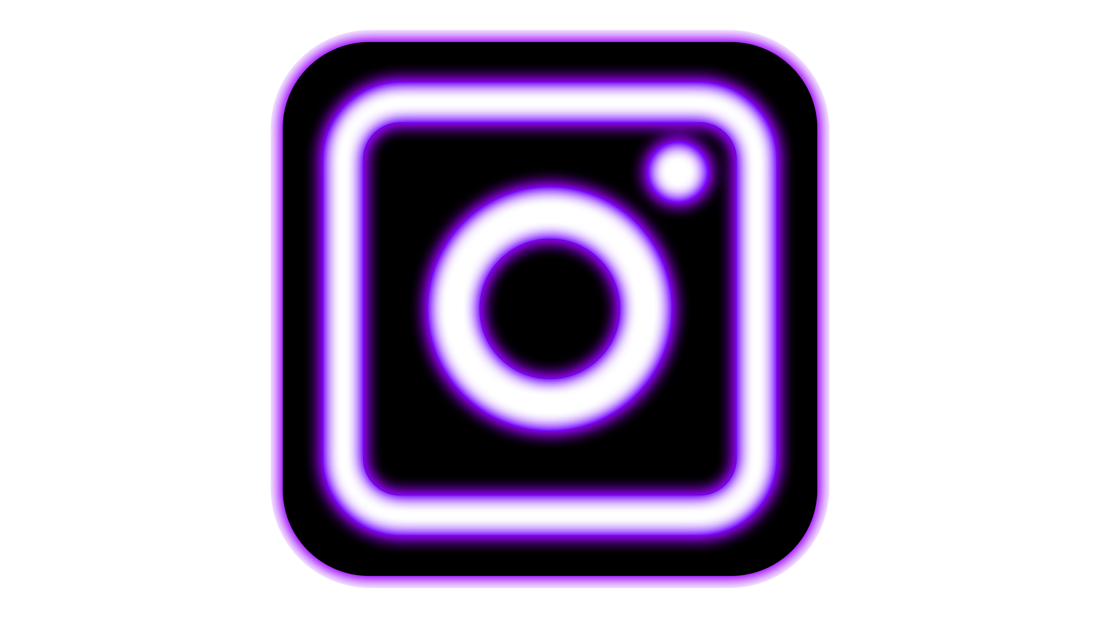 Icon Instagram Png Purple Neon Color Image Veeforu 