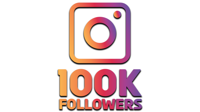 instagram 100k followers png